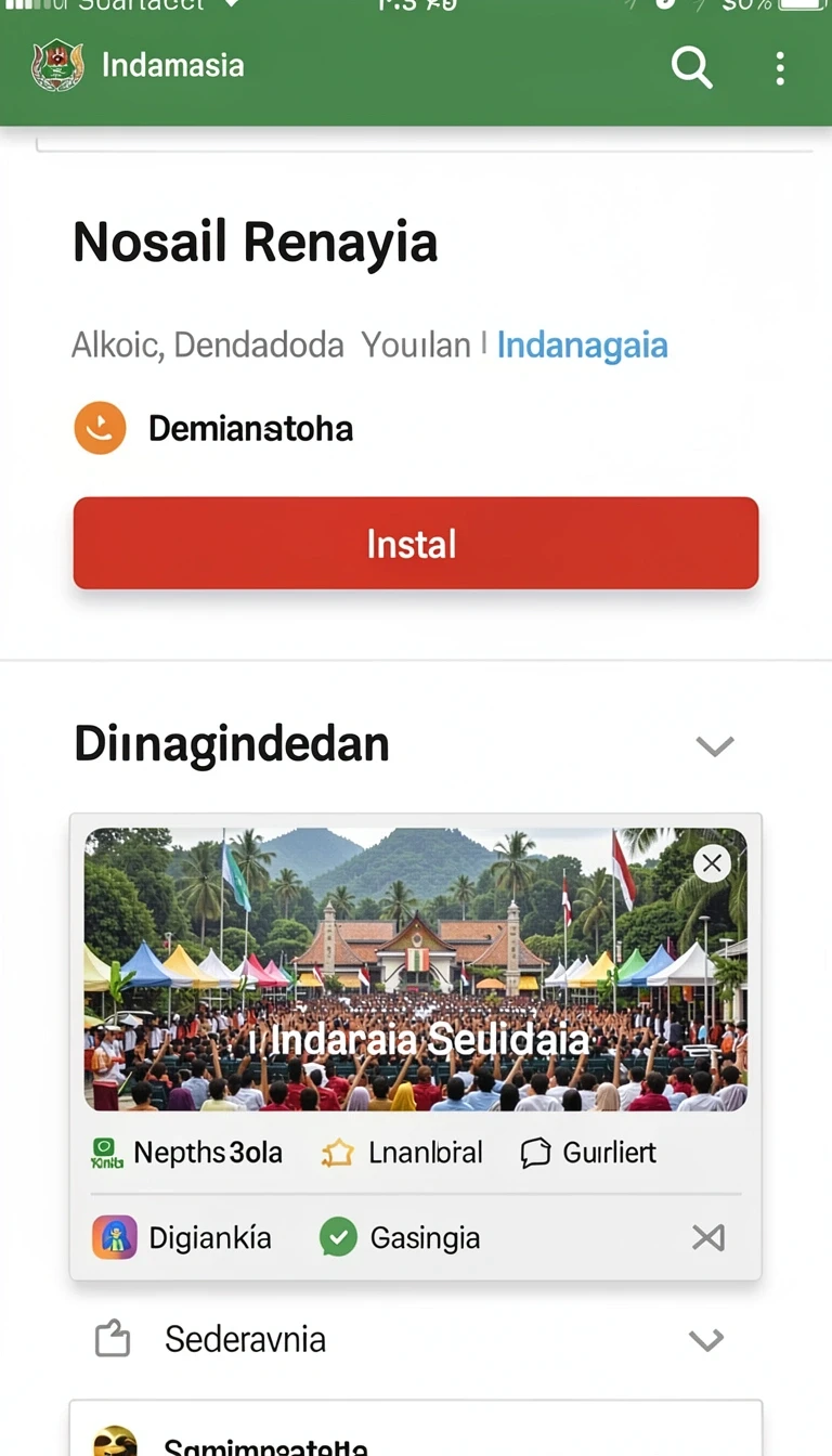 Tampilan utama aplikasi cemara77 APK Terbaru: Download Cepat dan Gratis yang intuitif dan efisien.